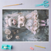 アナベルピンクドレスデクページティッシュペーパー 薄葉紙 (クラフト)