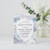 アナベルヴィンテージクレストフローラ婚約パーティ 招待状 (スタンド正面)