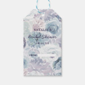 アナベルヴィンテージフローラブライダル表示シャワー ギフトタグ (正面)
