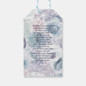 アナベルヴィンテージフローラブライダル表示シャワー ギフトタグ (裏面)