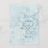 アナベルヴィンテージ水彩フローラクレストディナー メニュー (裏面)