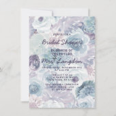 アナベルヴィンテージ結婚フローラブライダルシャワー 招待状 (正面)