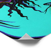 アナベル&ジャックスフェアリープリンセスドラゴンファンタジーアート ポスター (角)