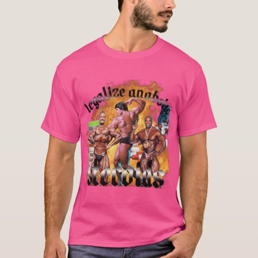 アナボリックステロイド合法化 girl tシャツ (正面)