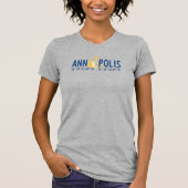 アナポリスに錨をおろした女の子Tシャツ Tシャツ (正面)