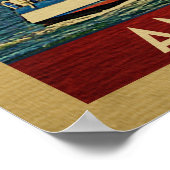 アナポリスセーロボートヴィンテージトラベルメリーランド ポスター (角)