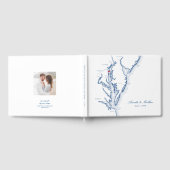 アナポリスチェサピーク湾の結婚地図 ゲストブック (全面)