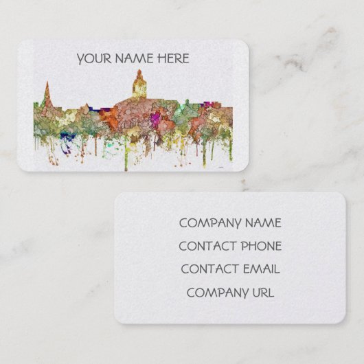 アナポリスメリーランドスカイラインは栄光SG衰退しました 名刺 (正面/裏面)