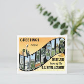 アナポリスメリーランド旅行アメリカ合衆国シティ ポストカード (スタンド正面)