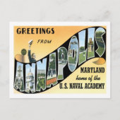 アナポリスメリーランド旅行アメリカ合衆国シティ ポストカード (正面)