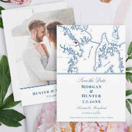 アナポリスメリーランド行き先結婚式 セーブザデート