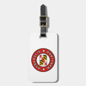 アナポリスメリーランド ラゲッジタグ (正面縦)