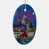 アナポリス休日はパレードをつけます セラミックオーナメント (右)