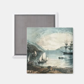 アナポリス湾， c.1880 マグネット (正面/裏面)