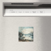 アナポリス湾， c.1880 マグネット (インサイチュ (食洗機))