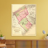 アナポリス、クイーンズ郡、NS キャンバスプリント (インサイチュ (リビング))