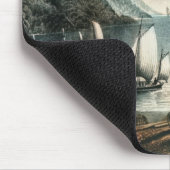 アナポリス、c.1880の湾 マウスパッド (コーナー)