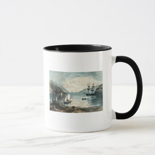 アナポリス、c.1880の湾 マグカップ (右)