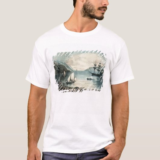 アナポリス、c.1880の湾 tシャツ (正面)