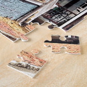 アナポリスMD -東の通りに沿う旗 ジグソーパズル (側面)