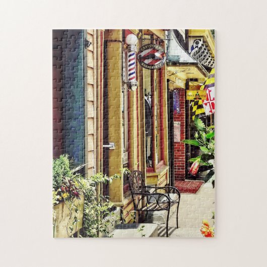 アナポリスMD - 理容店とレイキスタジオ ジグソーパズル (縦)