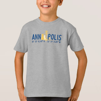 アナポリスTシャツにアンカーされた子供 Tシャツ