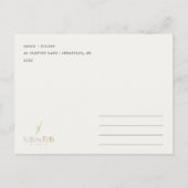 アナポリメリーランドMD海の水の色の日付を保存 ポストカード (裏面)