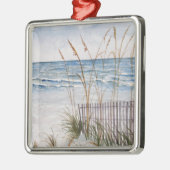 アナマリアの島のビーチ メタルオーナメント (左)