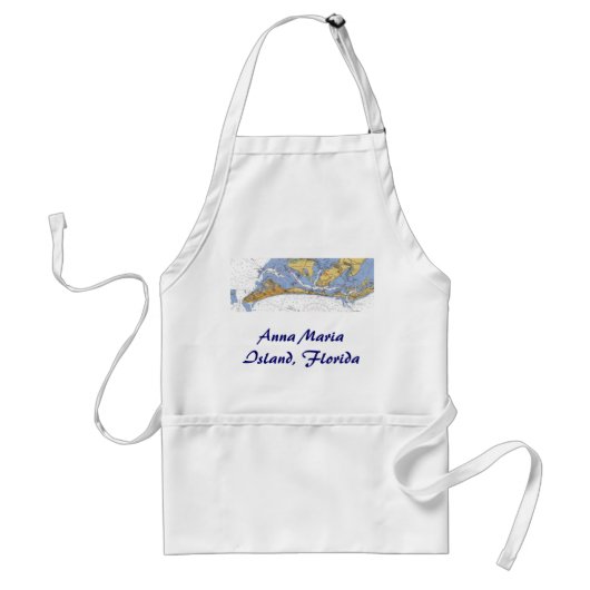 アナマリアの島のフロリダの航海のな図表のエプロン スタンダードエプロン (正面)