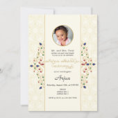 アナモダンンパラシャン初めての稲作写真提供 招待状 (正面)