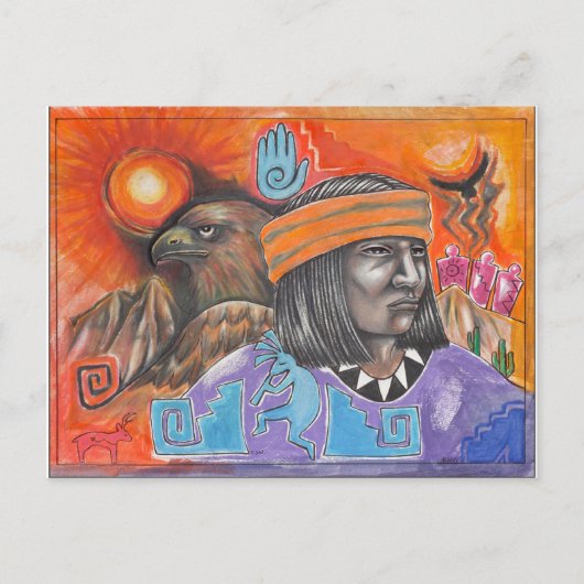 アナヤワリ祖先 ポストカード (正面)