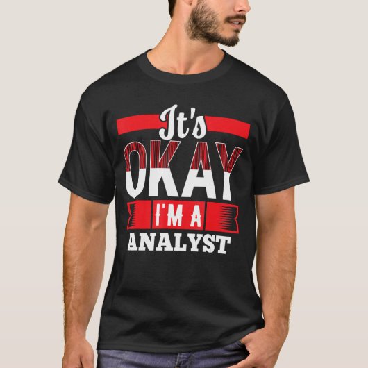 アナリストのアナリストはOK Tシャツ (正面)