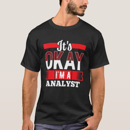 アナリストのアナリストはOK Tシャツ (正面)