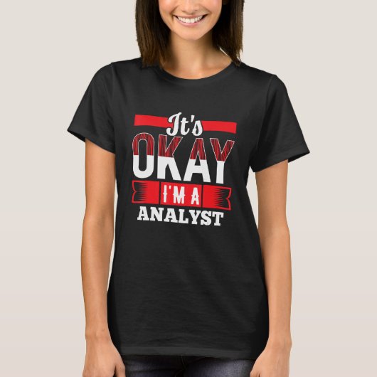 アナリストのアナリストはOK Tシャツ (正面)