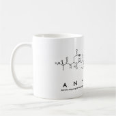アナリーペプチド名mug コーヒーマグカップ (左)