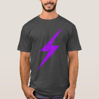 アナルカ・フェミニズムヴィンテージの紫の稲妻ボルト Tシャツ