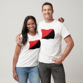 アナルコサンディカリスム旗Tシャツ Tシャツ (ユニセックス)