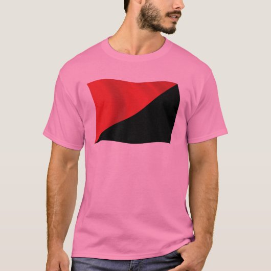 アナルコサンディカリスム旗Tシャツ Tシャツ (正面)