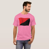 アナルコサンディカリスム旗Tシャツ Tシャツ (正面フル)