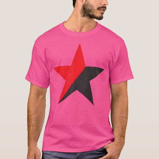 アナルコ共産党のスターシャツ Tシャツ (正面)