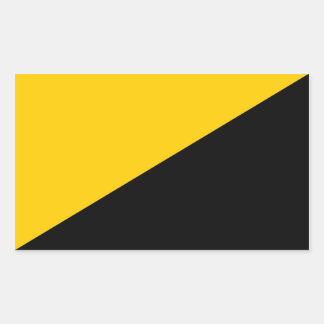 アナルコ資本主義広場ステッカー 長方形シール