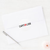 アナルコ資本主義 ラウンドシール (封筒)