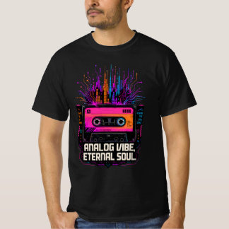 アナログな雰囲気 永遠の魂のギフトアイデア Tシャツ