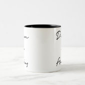 アナログの夢 レトロデザイン ツートーンマグカップ (中央)