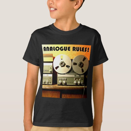 アナログの規則 Tシャツ (正面)