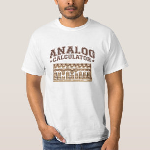 アナログの計算機 Tシャツ