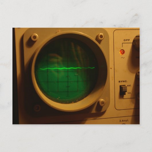 アナログオシロスコープ1964 ポストカード (正面)
