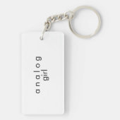 アナログオーディオキーチェーンキーリング |両面 キーホルダー (裏面)