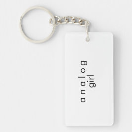 アナログオーディオキーチェーンキーリング |両面 キーホルダー