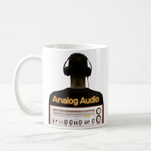 アナログオーディオAudiophilesにプラグイン コーヒーマグカップ (左)